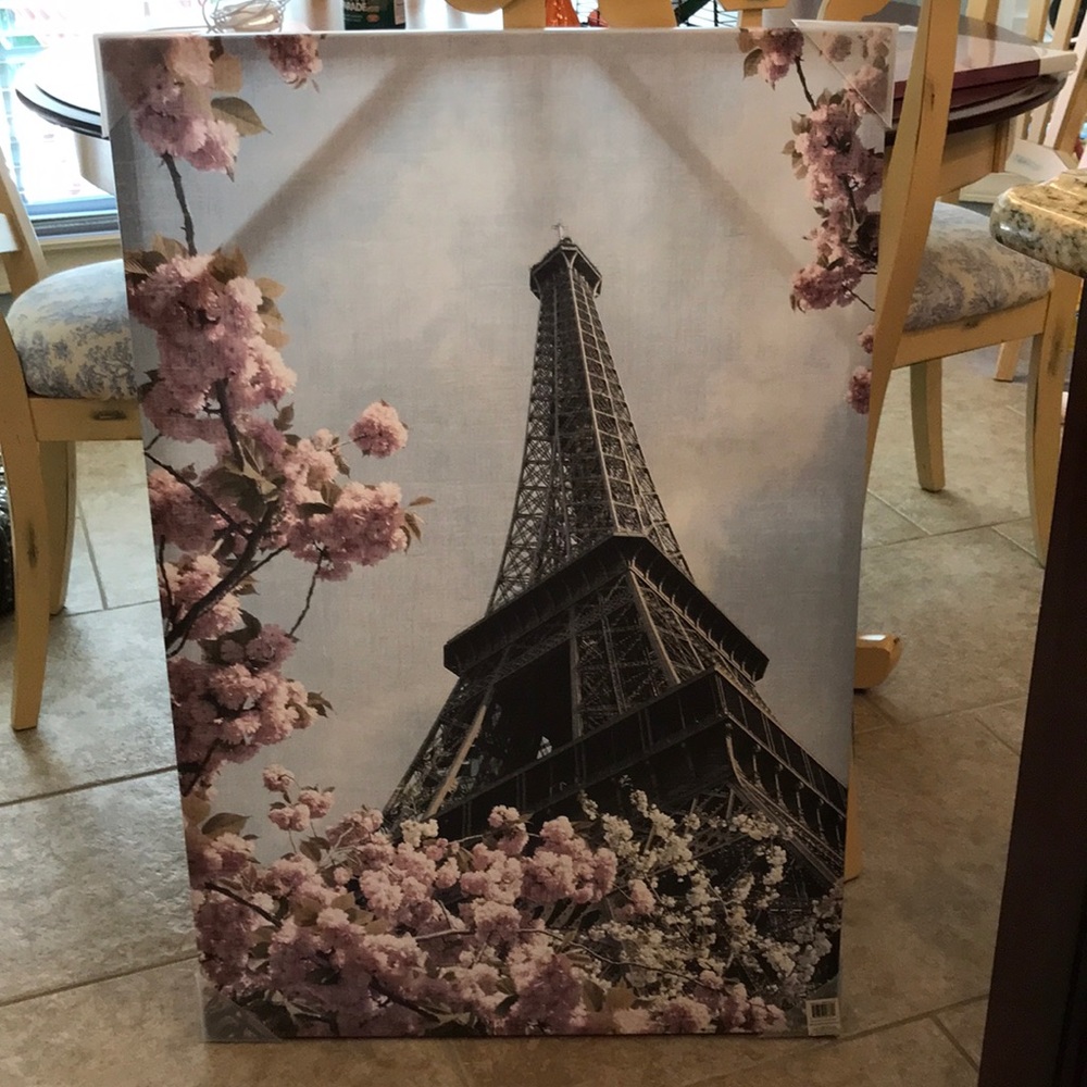 Canvas print of Eiffel Tower